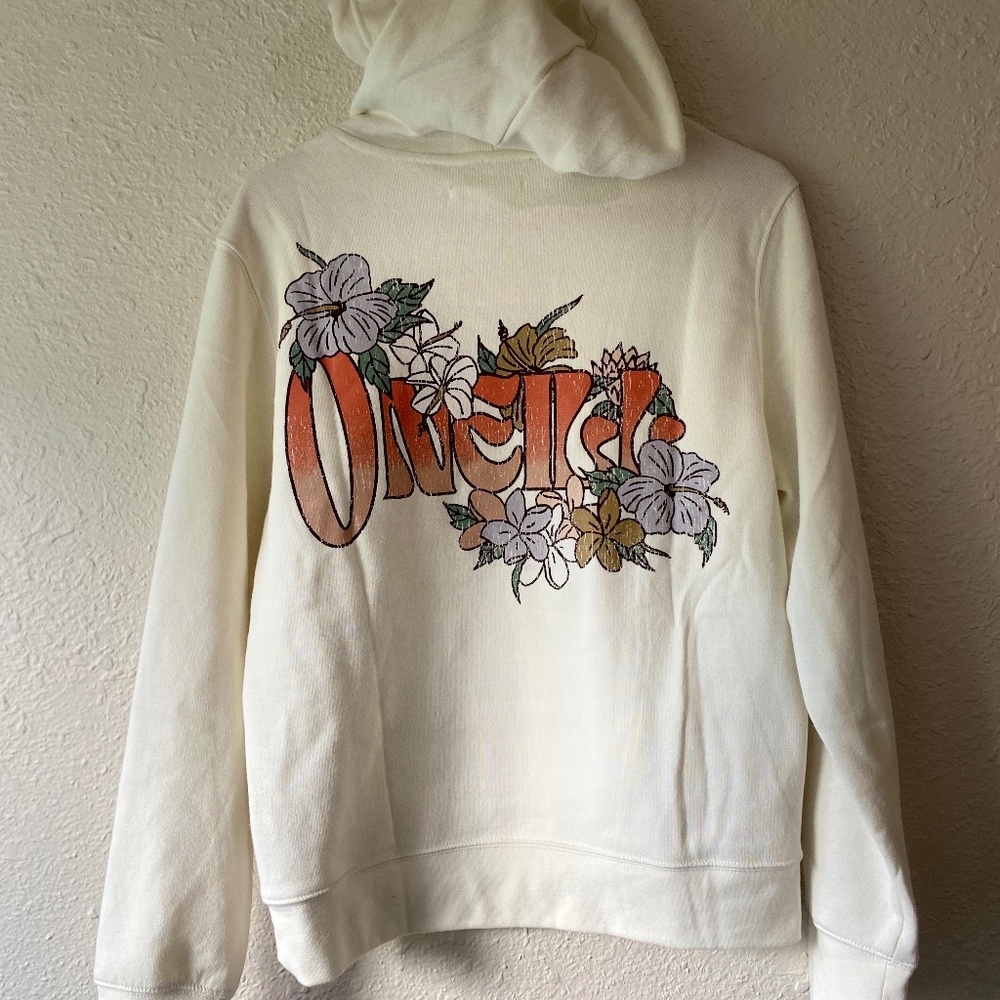 O'NIELL women's M flower tides pullover